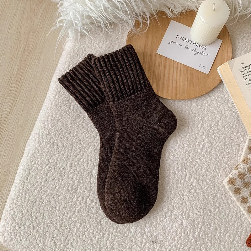Espresso slouch socks