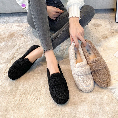 Plush Grippy Slippers