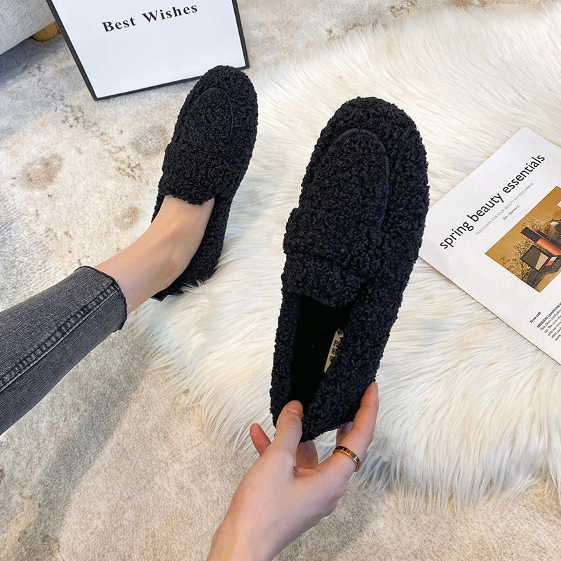 Plush Grippy Slippers