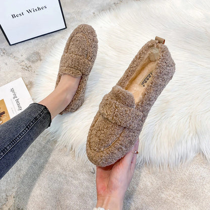 Plush Grippy Slippers